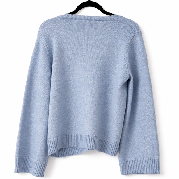 NWT Philosophy Soft Blue Crew Neck Sweater - Picture 4 of 4